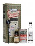 A bottle of Tipplesworth Rhubarb& Ginger Collins Mini Cocktail Kit