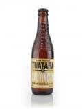A bottle of Tuatara Sauvinova