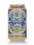 A bottle of Two Roads Ol' Factory Pils