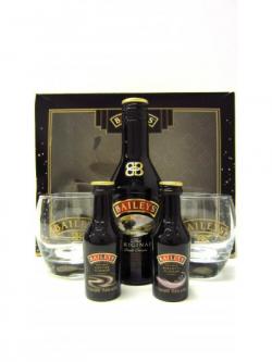 Whisky Liqueurs Baileys 3 X Miniatures Glasses Gift Set