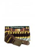 A bottle of Whisky Liqueurs Underberg Gun Cartridge Bullet Belt