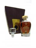 A bottle of Hankey Bannister Blended Scotch 40 Year Old