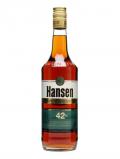 A bottle of Hansen President Rum