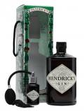 A bottle of Hendrick's Gin Cucumber Hothouse Atomiser Set
