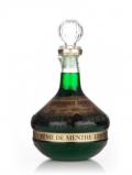A bottle of Herman Jansen Crème de Menthe Liqueur - 1970s