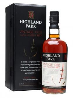 Highland Park 1968 / 35 Year Old / Cask #2277 Island Whisky
