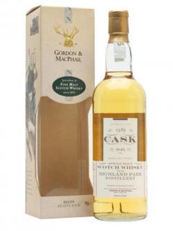 Highland Park 1989 / Cask Strength / Gordon& Macphail Island Whisky