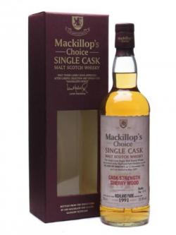 Highland Park 1991 / Sherry Wood / Mackillop's Island Whisky