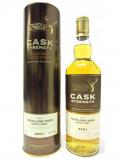 A bottle of Highland Park Cask Strength 2001 10 Year Old
