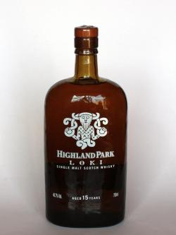 Highland Park Loki / 15 Year Old / Valhalla Collection Island Whisky Front side