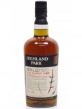 A bottle of Highland Park Single Cask 1973 30 Year Old