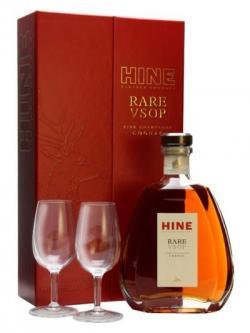 Hine Rare VSOP Cognac + 2 Glasses Pack