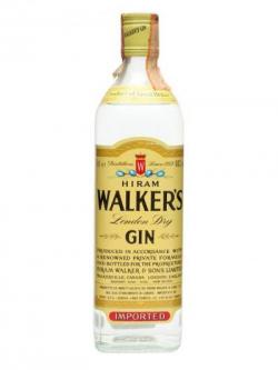 Hiram Walker London Dry Gin / Bot.1980s