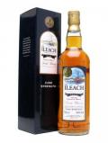 A bottle of Ileach Cask Strength Islay Single Malt Scotch Whisky