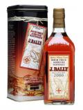 A bottle of J Bally 2000 Millésime Agricole Rhum