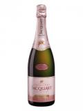 A bottle of Jacquart Brut Mosaique Rose Champagne
