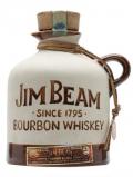 A bottle of Jim Beam 4 Year Old Ceramic / Bot.1980s