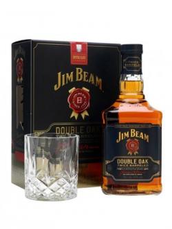 Jim Beam Double Oak Gift Set Kentucky Straight Bourbon Whiskey