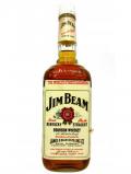 A bottle of Jim Beam Kentucky Straight Bourbon 4 Year Old