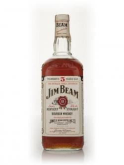 Jim Beam White 5 Year Old - 1970s