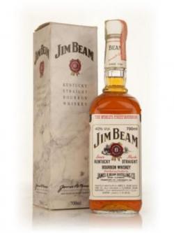 Jim Beam White Label 4 Year Old 70cl - Early 1980s