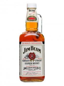 Jim Beam White Label / 4 Year Old / Bot.1970s / Large Bottle