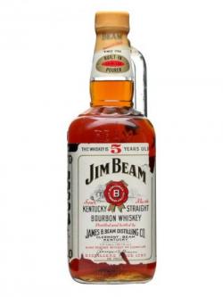 Jim Beam White Label / 5 Year Old / Bot.1970s / Large Bottle