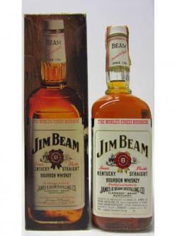 Jim Beam White Label Bourbon Old Bottling 4 Year Old