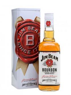 Jim Beam White Label / Gift Box Kentucky Straight Bourbon Whiskey
