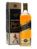 A bottle of Johnnie Walker 12 Year Old / Black Label / Bot.1980s Blended Whisky