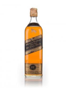 Johnnie Walker 12 Year Old Black Label - early 1970s