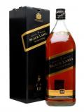 A bottle of Johnnie Walker Black Label 12 Year Old / Gallon Bottle Blended Whisky