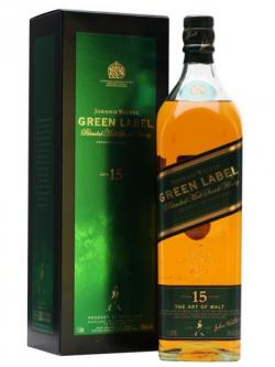 Johnnie Walker Green Label 15 Year Old / Litre Blended Whisky