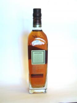 Johnnie Walker's Gold Label Back side