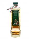 A bottle of Joyas de Mexico Reposado Tequila