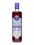 A bottle of Juniper Green (Organic) Sloe Gin