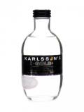 A bottle of Karlsson's Gold Vodka