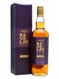 A bottle of Kavalan Podium Taiwanese Single Malt Whisky