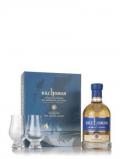A bottle of Kilchoman Machir Bay Gift Pack with 2x Glasses
