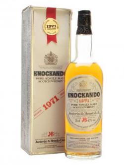 Knockando 1971 / Bot.1982 Speyside Single Malt Scotch Whisky