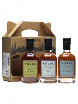 Koval Gift Pack / Millet, Four Grain, Bourbon / 3x20cl