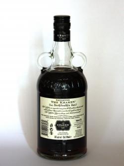 Kraken Black Spiced Rum Back side