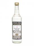 A bottle of Krepkaya Vodka