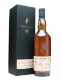 A bottle of Lagavulin 25 Year Old Islay Single Malt Scotch Whisky