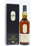 A bottle of Lagavulin Classic Malts Of Scotland 16 Year Old