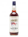 A bottle of Lamb's Demerara Navy Rum / Bot.1970s