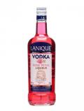 A bottle of Lanique Rose Petal Vodka / Polmos