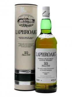 Laphroaig 10 Year Old / Bot.1990s / Pre Royal Warrant Islay Whisky