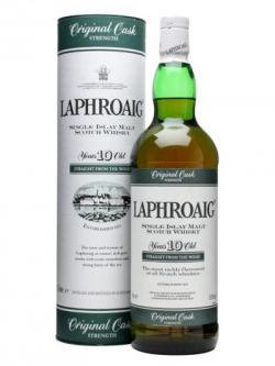 Laphroaig 10 Year Old / Cask Strength / 1 Litre Islay Whisky