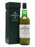 A bottle of Laphroaig 15 Year Old / Erskine Hospital 2000 Islay Whisky